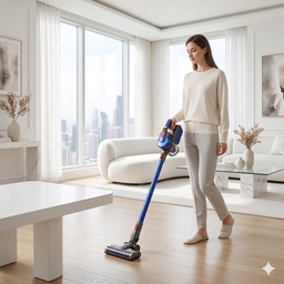Máy hút bụi không dây Queenmake VCMD - 9000B ( Hàn Quốc )