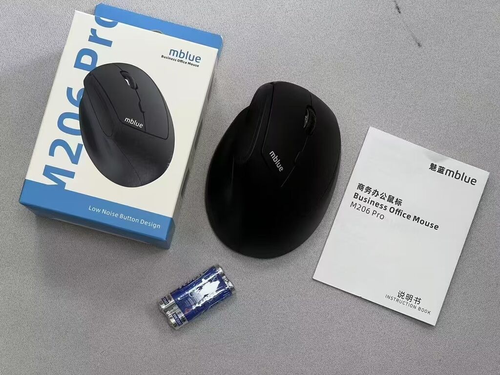 Chuột công thái học MEIZU Mblue M206 Pro, chuột Silent yên lặng, 4000 DPI - Ảnh 7