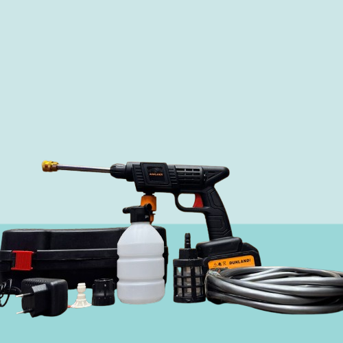 Máy xịt rửa xe cầm tay dùng pin sạc hãng DUNLANDI 48VF