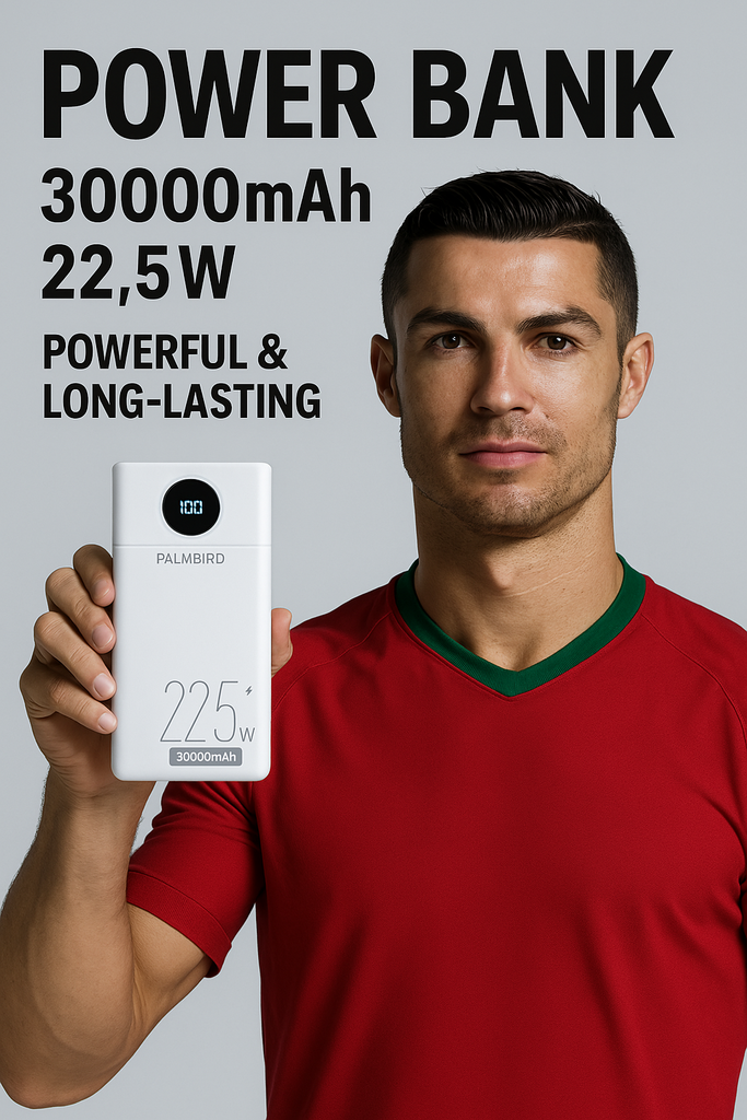 Pin dự phòng PALMBIRD 30000mAh sạc nhanh 22.5W (hộp xấu)  - Ảnh 5