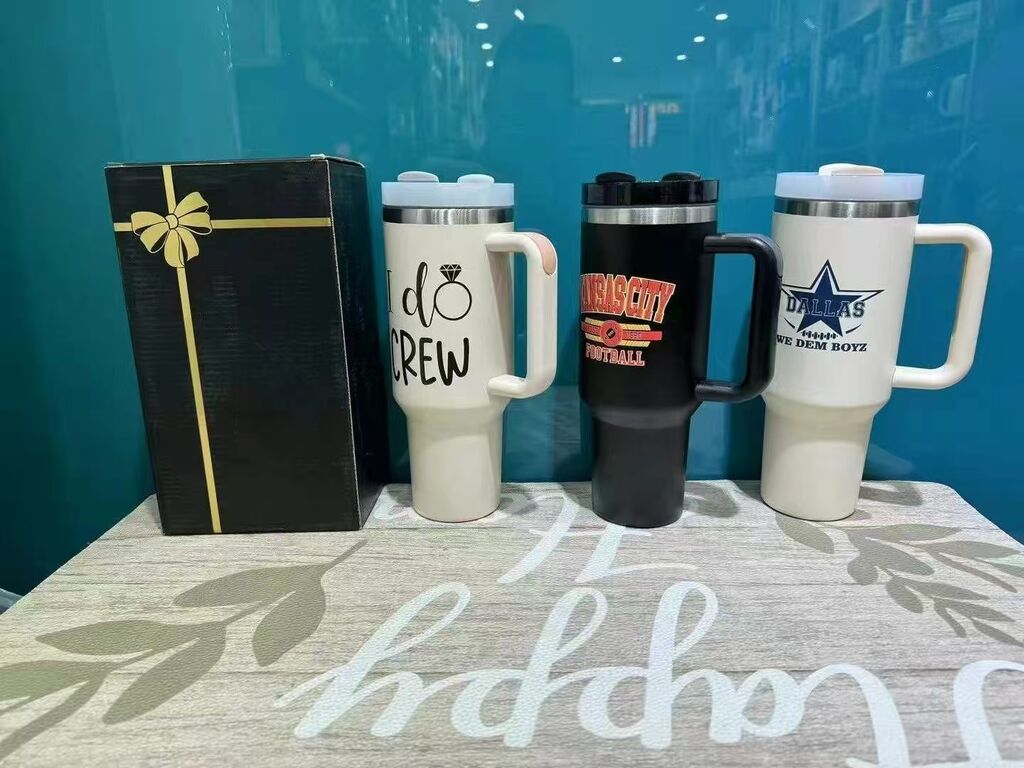 Ly giữ nhiệt 40oz, hàng quà tặng, có logo các đội bóng ( được chọn màu, logo ngẫu nhiên) - Ảnh 6