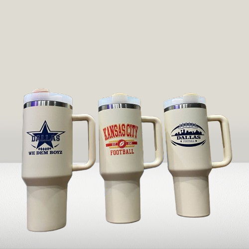 Ly giữ nhiệt 40oz, hàng quà tặng, có logo các đội bóng ( được chọn màu, logo ngẫu nhiên) - Ảnh 4