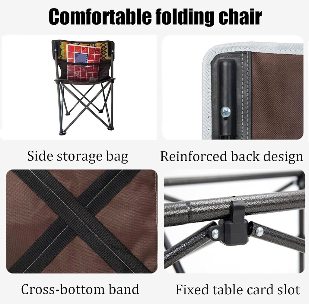 Bộ Bàn Ghế Dã Ngoại Gấp Gọn 6 Ghế ( hàng Amazon Mỹ ) - Ảnh 8