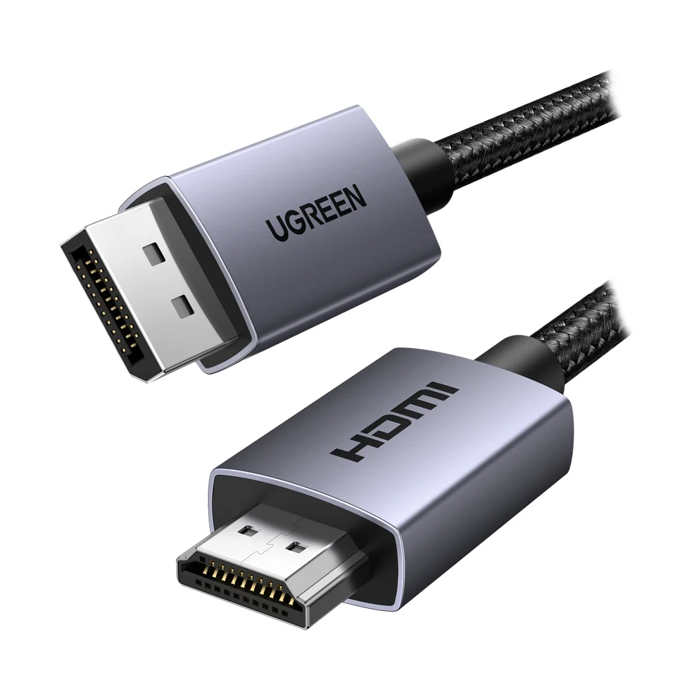 Cáp DisplayPort TO HDMI 4K UGREEN DP125 (35843) - Dài 3M và 1.5M