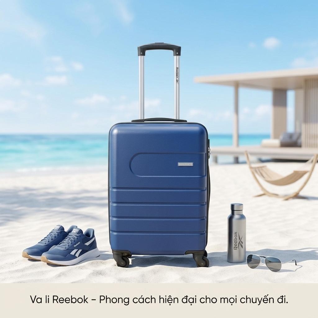  Vali cỡ 20 inch hãng Reebok ( Anh Quốc ) RB210023-BL