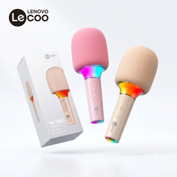 Micro karaoke Bluetooth LENOVO Lecoo MCS360 , có TWS 2 mic, đèn RGB, cổng AUX