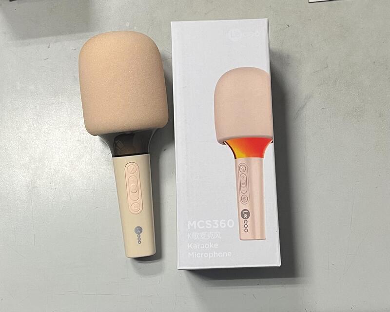 Micro karaoke không dây LENOVO Lecoo MCS360 , có TWS 2 mic, đèn RGB, cổng AUX - Ảnh 5