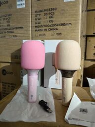Micro karaoke Bluetooth LENOVO Lecoo MCS360 , có TWS 2 mic, đèn RGB, cổng AUX
