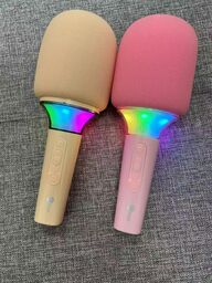 Micro karaoke Bluetooth LENOVO Lecoo MCS360 , có TWS 2 mic, đèn RGB, cổng AUX