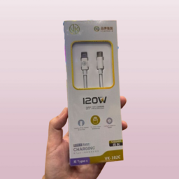 Dây cáp sạc nhanh C to C hãng VK 120W - 102C