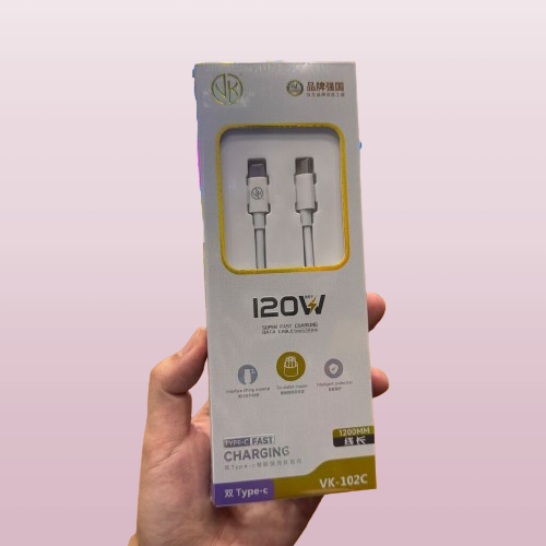 Cáp C to C hãng VK 120W - 102C - Ảnh 5