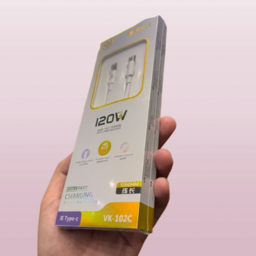 Dây cáp sạc nhanh C to C hãng VK 120W - 102C
