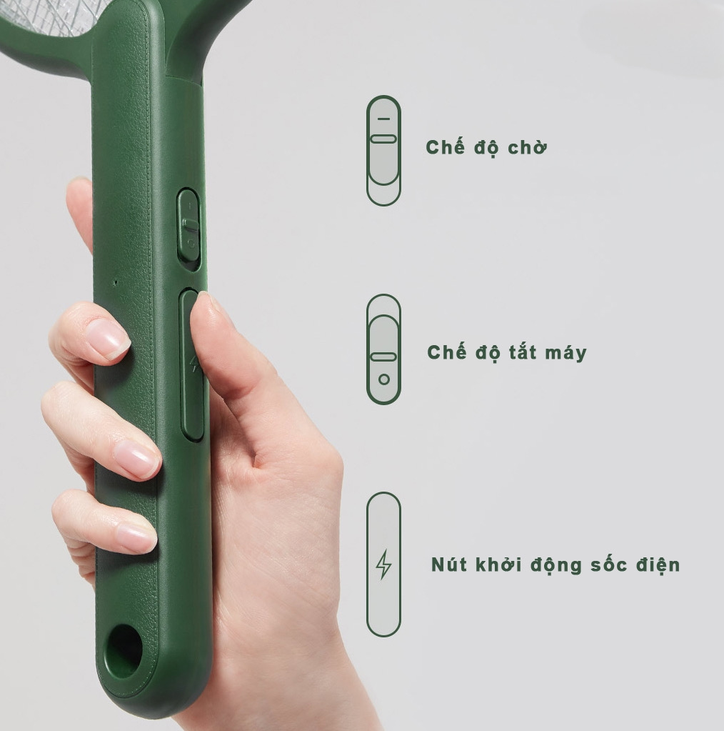 Vợt muỗi điện XIAOMI Qualitell C1 ZSC210902 - Ảnh 8