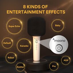 Micro Karaoke Bluetooth Maono MKP100 – 3 trong 1 - hàng Amazon UK