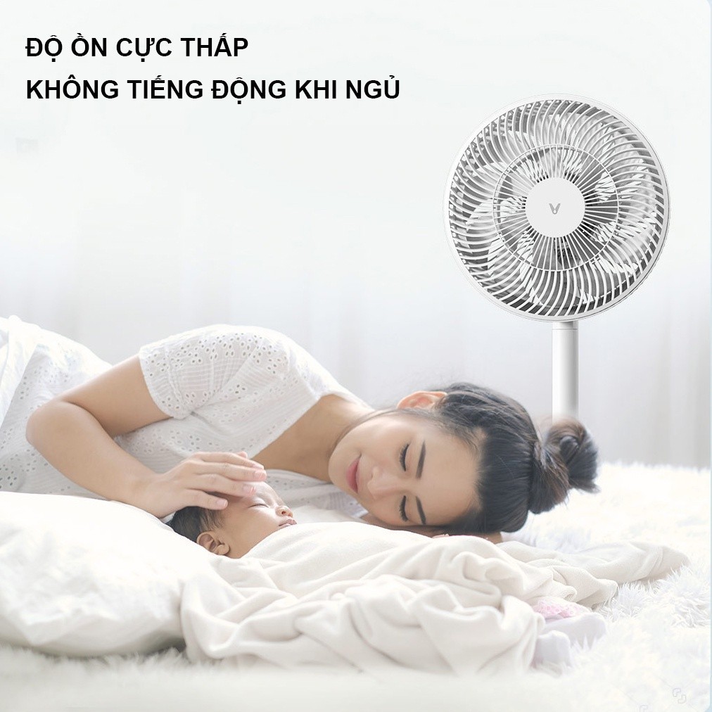 Quạt cây 11 cánh XIAOMI Viomi VXFS12A-J, có thể tăng giảm chiều cao - Ảnh 4