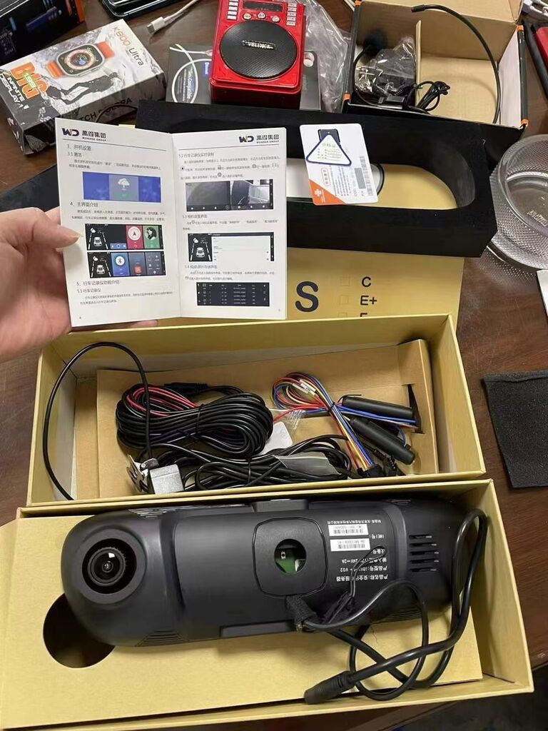 Camera hành trình gương iDAS-D+ Wonder Careway, có cam lùi, gắn sim 4G - Ảnh 10