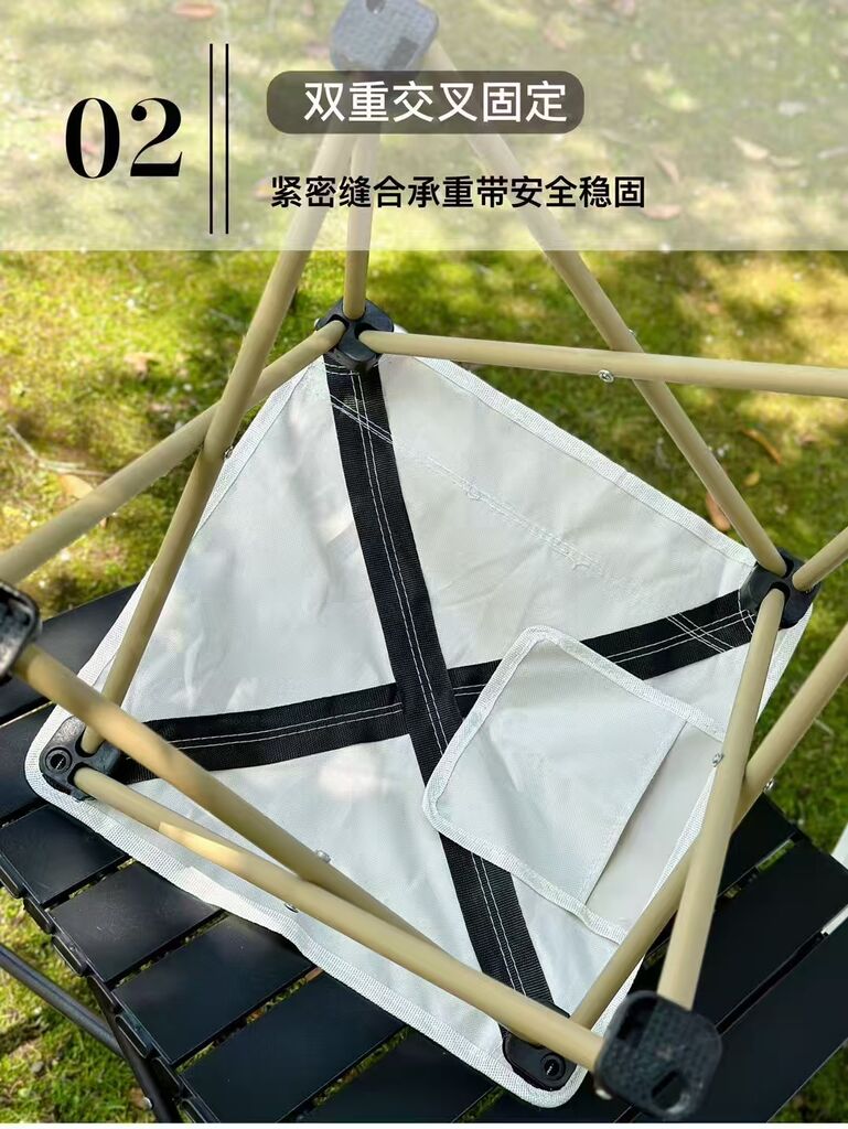 Bộ bàn ghế xếp gọn ngoài trời 3 món – SHANMUD ASHU, 2 ghế + 1 bàn, bàn ghế camping - Ảnh 8