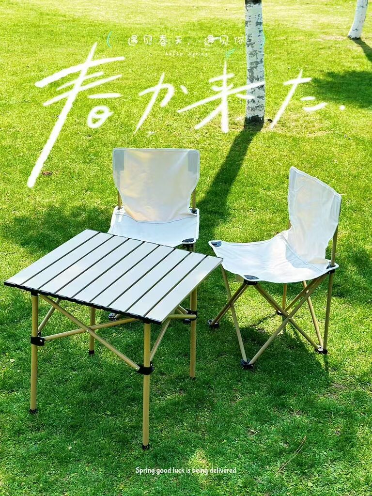 Bộ bàn ghế xếp gọn ngoài trời 3 món – SHANMUD ASHU, 2 ghế + 1 bàn, bàn ghế camping - Ảnh 3
