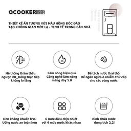 Bình thủy điện máy lọc nước để bàn Xiaomi Qcooker CS_JY100, công nghệ lọc RO