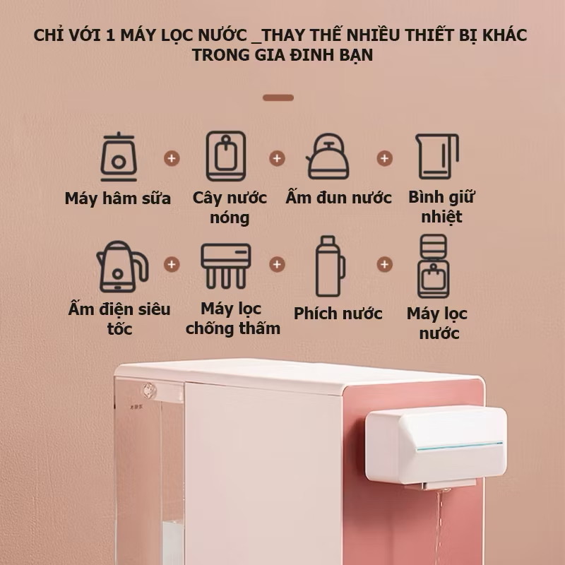 Bình thủy điện máy lọc nước để bàn Xiaomi Qcooker CS_JY100, công nghệ lọc RO  - Ảnh 9