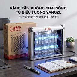 Đèn / máy bắt muỗi điện hãng YANGZI 6W, size 25cm