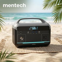 Trạm sạc MENTECH 300W MT300M1 dung lượng 192Wh, ouput AC 220v