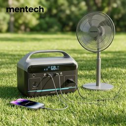 Trạm sạc MENTECH 300W MT300M1 dung lượng 192Wh, ouput AC 220v