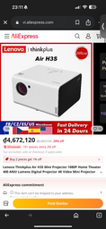 Máy chiếu Lenovo Thinkplus Air H3S Mini Projector