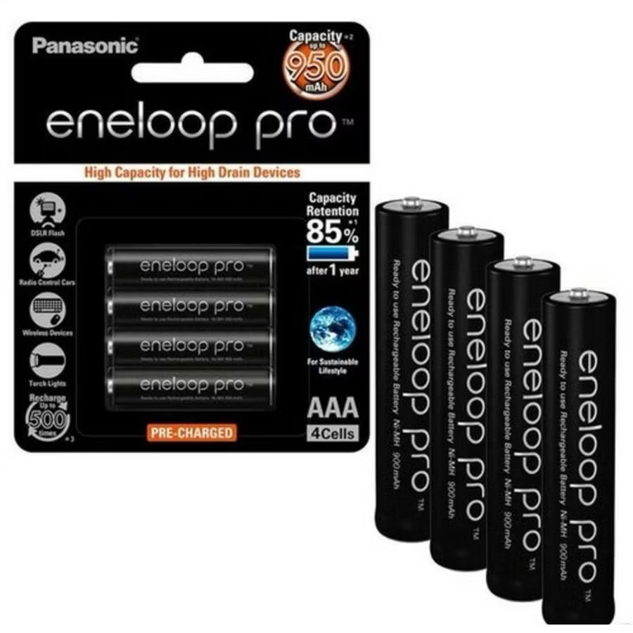 {Fake} Pin sạc Panasonic Eneloop AA / AAA Rechargable Battery (Vỉ 4 viên) - Ảnh 2