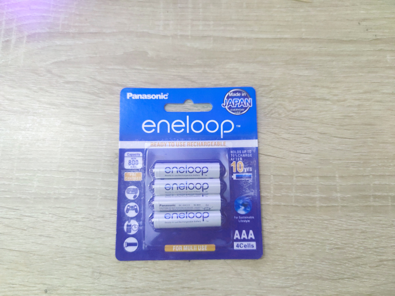 {Fake} Pin sạc Panasonic Eneloop AA / AAA Rechargable Battery (Vỉ 4 viên) - Ảnh 6
