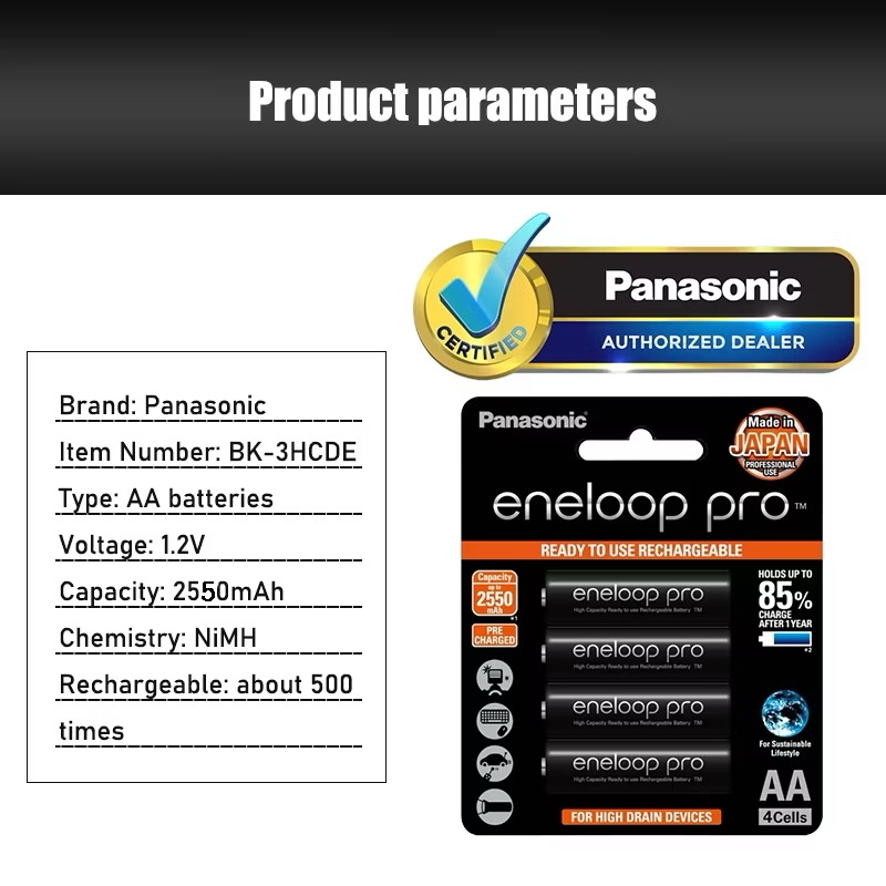 {Fake} Pin sạc Panasonic Eneloop AA / AAA Rechargable Battery (Vỉ 4 viên) - Ảnh 8
