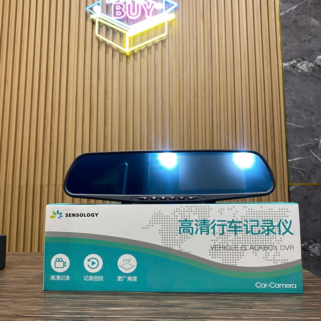 Camera hành trình Gương chiếu hậu, có cam lùi hãng SENSOLOGY CC20D ( ko pin) - Ảnh 3