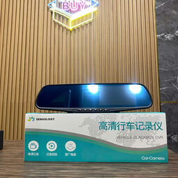 Camera hành trình Gương chiếu hậu, có cam lùi hãng SENSOLOGY CC20D ( ko pin)