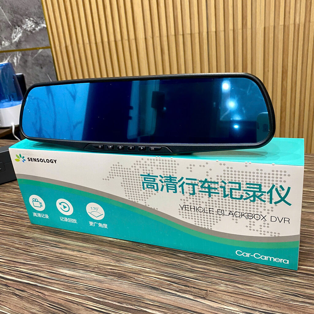 Camera hành trình Gương chiếu hậu, có cam lùi hãng SENSOLOGY CC20D ( ko pin) - Ảnh 2