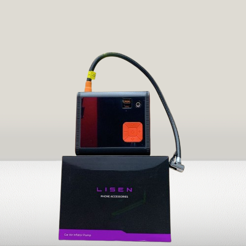 Máy bơm lốp LISEN, công suất lớn 120W, tích pin, cổng sạc Type C - Ảnh 2