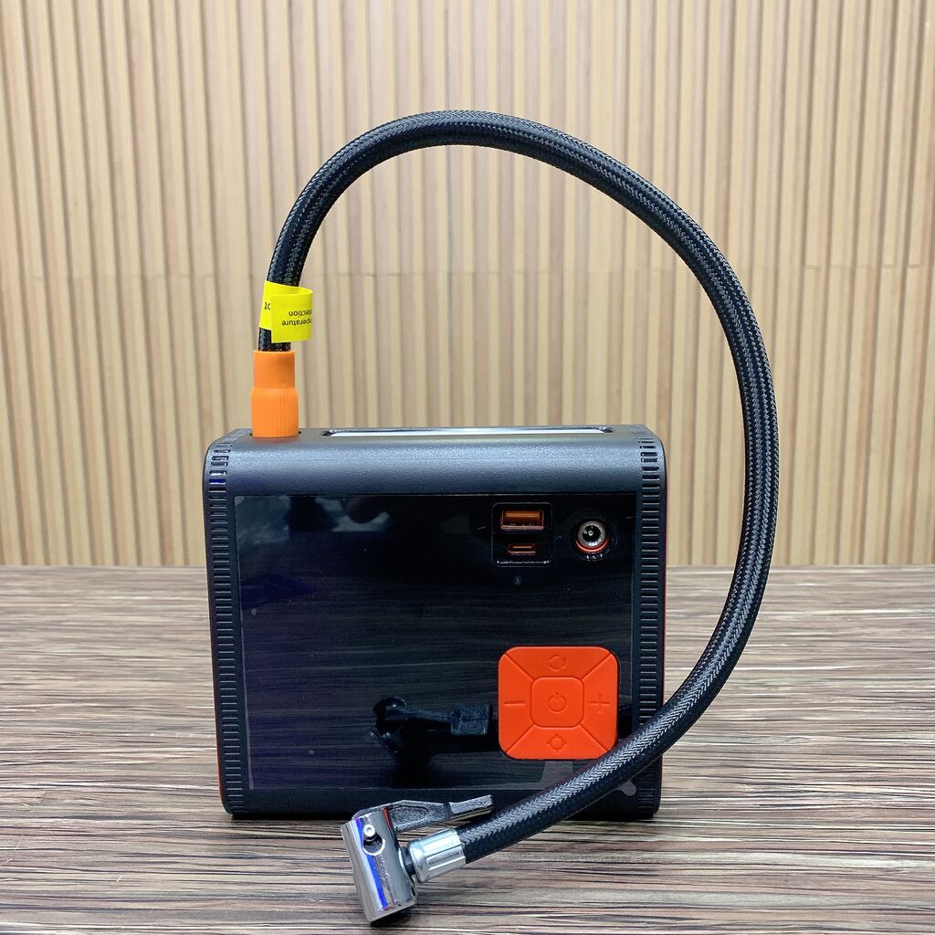 Máy bơm lốp LISEN, công suất lớn 120W, tích pin, cổng sạc Type C - Ảnh 4