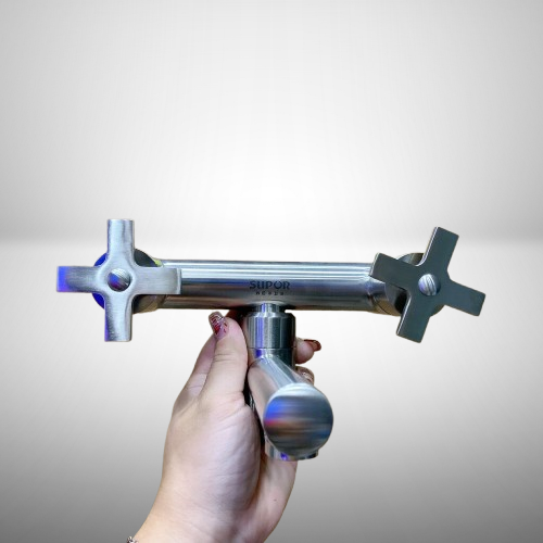 Bộ sen tắm SUPOR 212302-02-LS, có vòi rửa chân, bát sen to, inox 304 xịn - Ảnh 3