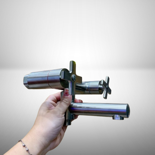 Bộ sen tắm SUPOR 212302-02-LS, có vòi rửa chân, bát sen to, inox 304 xịn - Ảnh 5