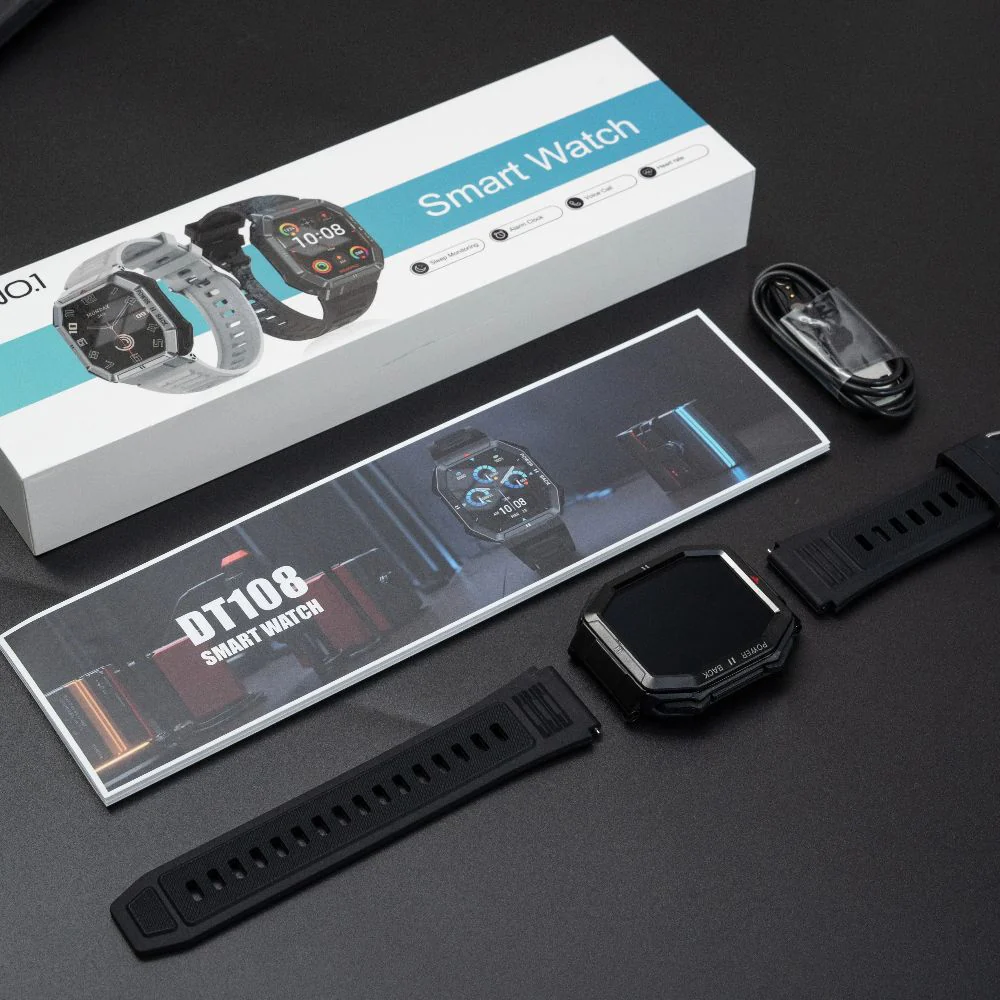 Đồng hồ thông minh DTNO.1 DT108, nghe gọi điện thoại, đọc thông báo, chống nước… - Ảnh 3