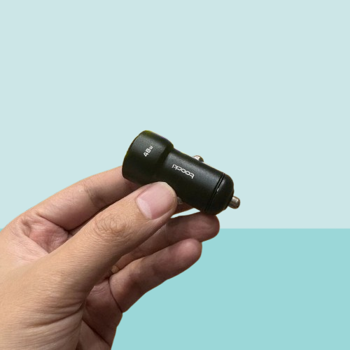 Sạc xe hơi 48W, 2 cổng USB-A + USB-C Toocki - Ảnh 4