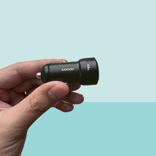 Sạc xe hơi 48W, 2 cổng USB-A + USB-C Toocki - Ảnh 5