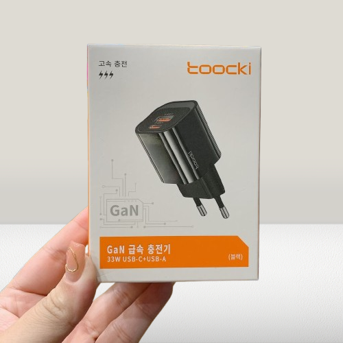 Củ sạc nhanh Toocki 33W GaN USB-C + USB-A - Ảnh 3