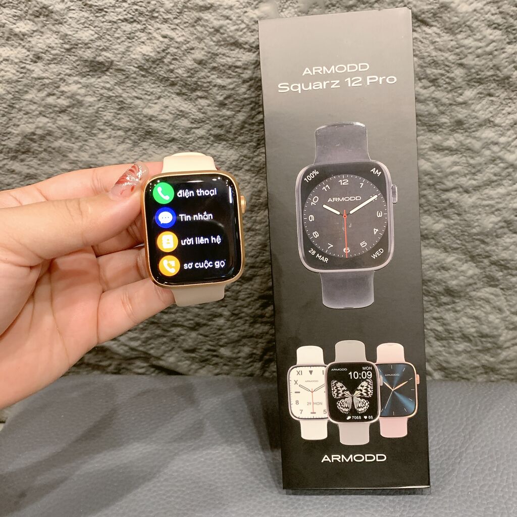Đồng hồ thông minh ARMODD Squarz 12 Pro, nghe gọi điện thoại, đọc tin nhắn Zalo Facebook - Ảnh 9