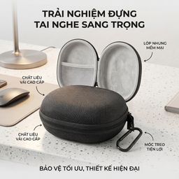 Túi đựng phụ kiện, sạc cáp tai nghe, chống nước, chống sốc