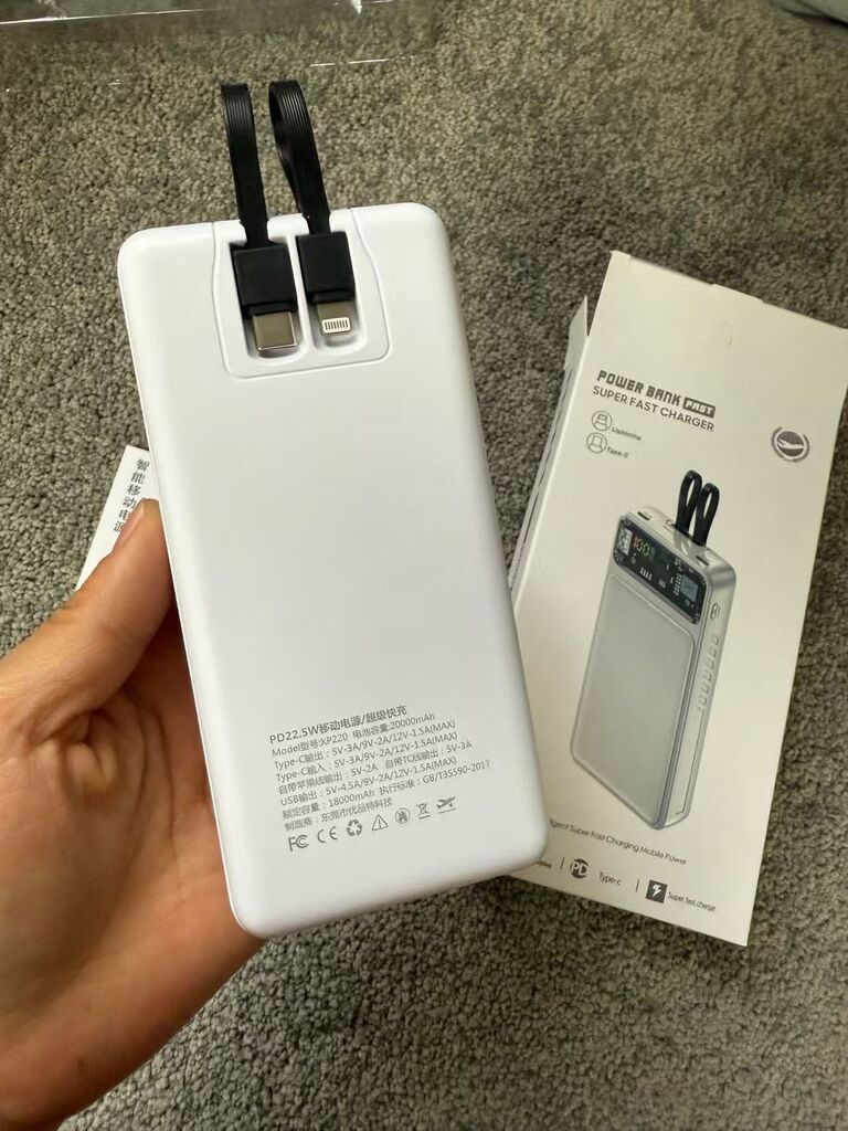  Pin dự phòng 20.000mAh, sạc nhanh kèm cáp, POWER BANK FAST – Super Fast Charger - Ảnh 7