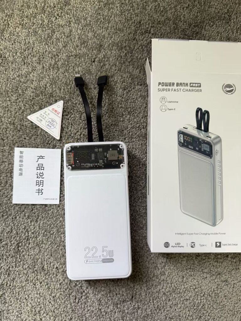 Pin dự phòng 20.000mAh, sạc nhanh kèm cáp, POWER BANK FAST – Super Fast Charger - Ảnh 9