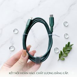 Dây cáp sạc nhanh iPhone dài 2M 3M chân Lightning C to L chuẩn MFI hãng DRAPOW…