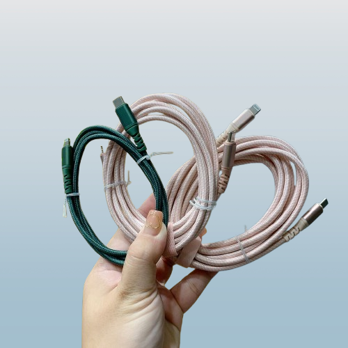 Dây cáp sạc nhanh iPhone 1M 2M 3M chân Lightning C to L chuẩn MFI hãng DRAPOW CF23 - Ảnh 2