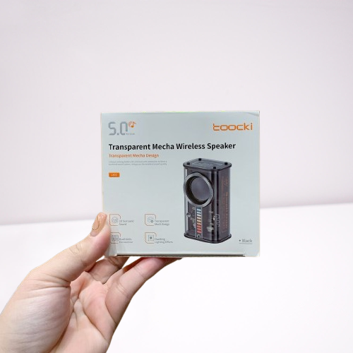 Loa Bluetooth Toocki Transparent Mecha Wireless Speaker (Model: K07) có TWS - Ảnh 2