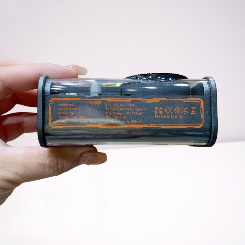 Loa Bluetooth Toocki Transparent Mecha Wireless Speaker (Model: K07) có TWS - Ảnh 8